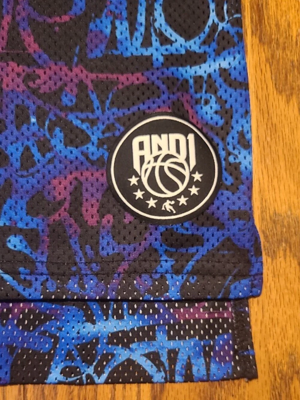 And1 Blue & Maroon Kids' Tank Top - Boy's XL